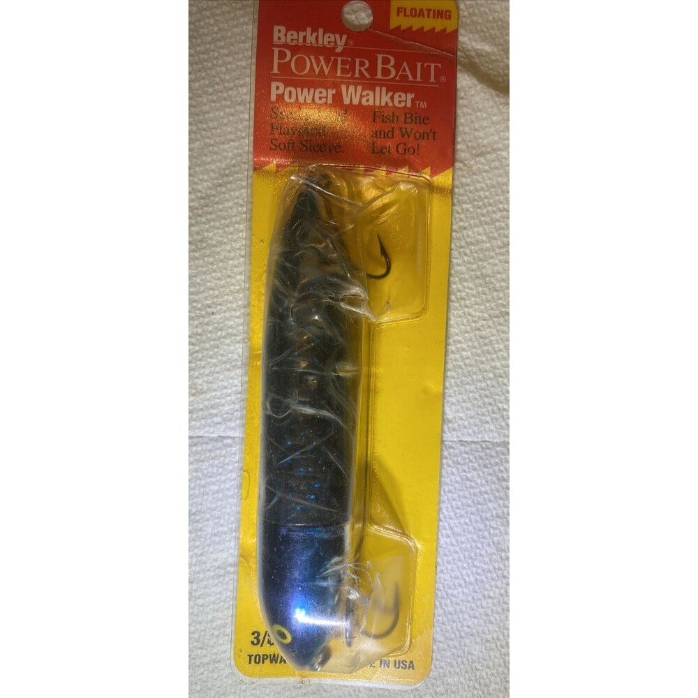 Berkley Power Bait Power Walker Floating Scented Flavored Soft Sleeve Top Water